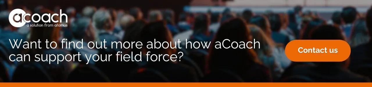 An image saying that aCoach can support your field force